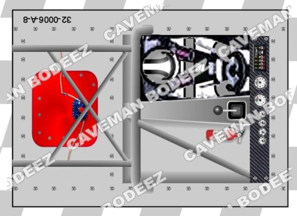 1/32 2D Printed Interior Card - Stock Car