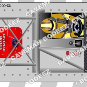 1/32 2D Printed Interior Card - Stock Car