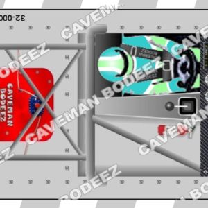 1/32 2D Printed Interior Card - Stock Car