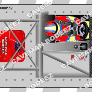 1/32 2D Printed Interior Card - Stock Car