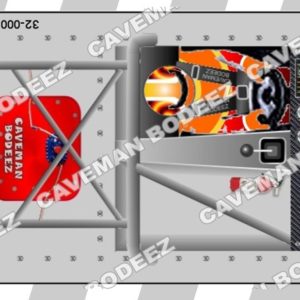 1/32 2D Printed Interior Card - Stock Car