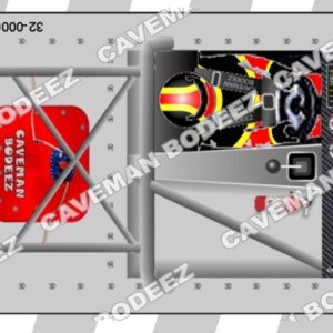 1/32 2D Printed Interior Card - Stock Car