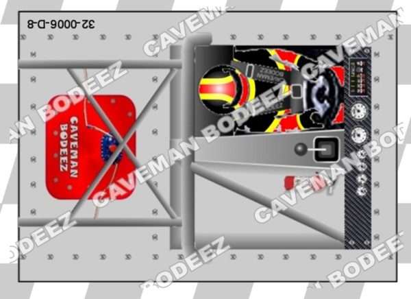 1/32 2D Printed Interior Card - Stock Car