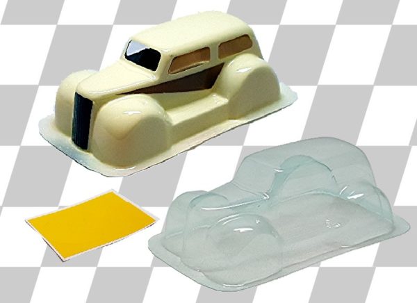 Legends Coach 38 Chevy - clear body