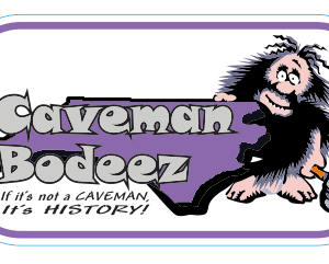 Caveman Bodeez Box Sticker (Original)