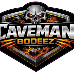 Caveman Bodeez Box Sticker (Skull)